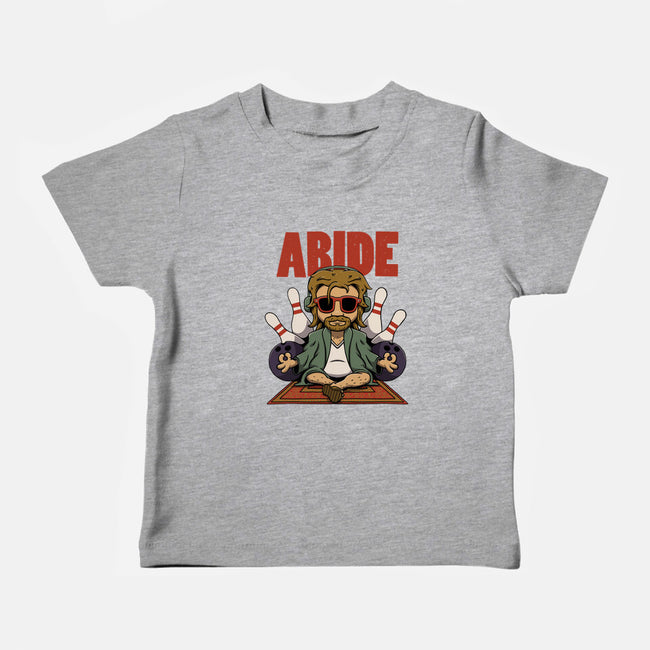 Abiding Dude-baby basic tee-zawitees