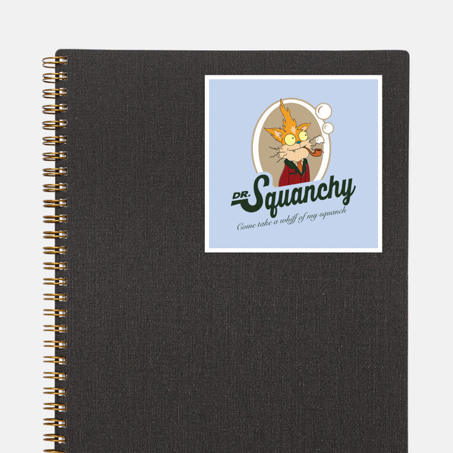 Dr Squanchy-none glossy sticker-SeamusAran