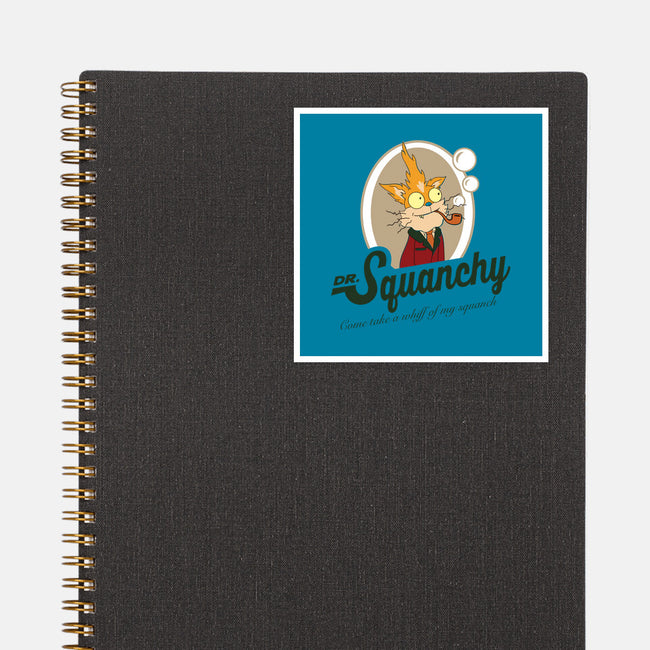 Dr Squanchy-none glossy sticker-SeamusAran