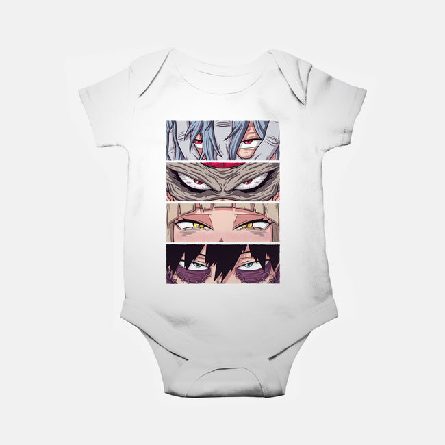 MHA Villain Eyes-baby basic onesie-danielmorris1993