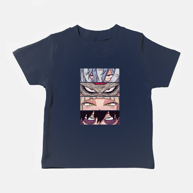 MHA Villain Eyes-baby basic tee-danielmorris1993