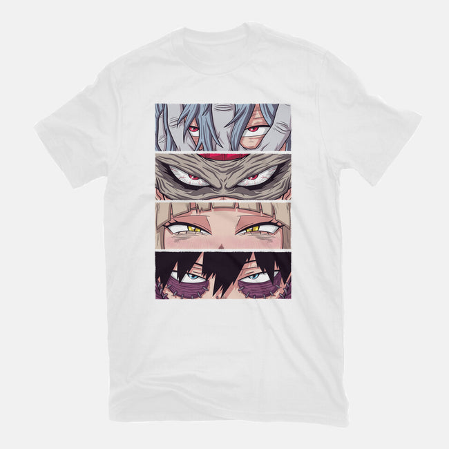 MHA Villain Eyes-womens fitted tee-danielmorris1993