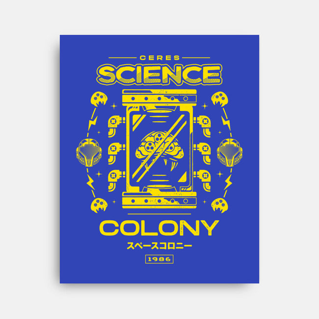 Science Colony-none stretched canvas-Logozaste