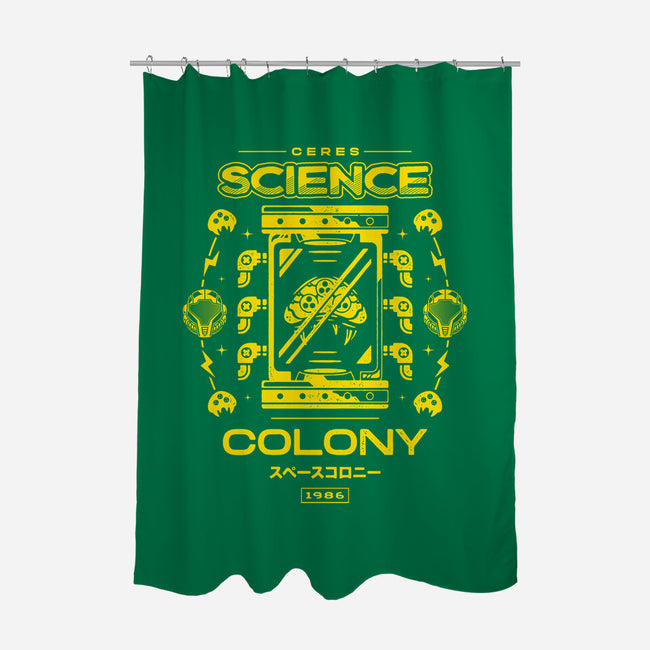 Science Colony-none polyester shower curtain-Logozaste