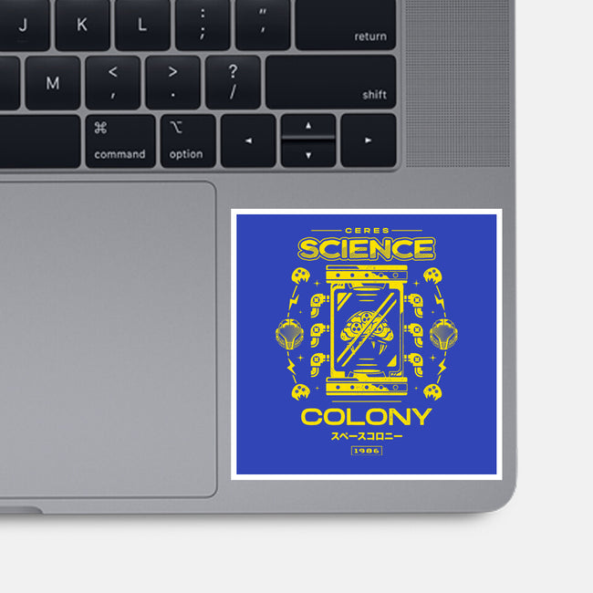 Science Colony-none glossy sticker-Logozaste