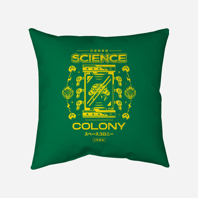 Science Colony-none removable cover w insert throw pillow-Logozaste