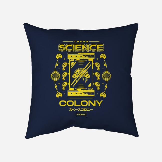 Science Colony-none removable cover w insert throw pillow-Logozaste
