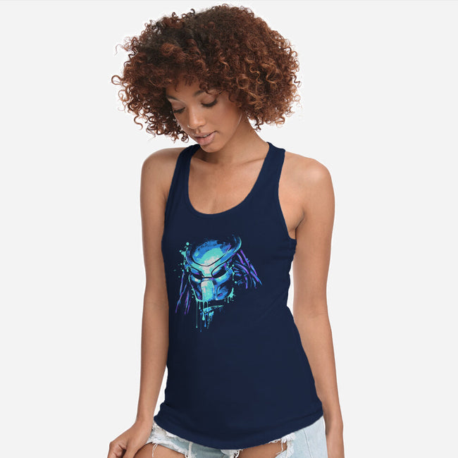 Colorful Predator-womens racerback tank-IKILO