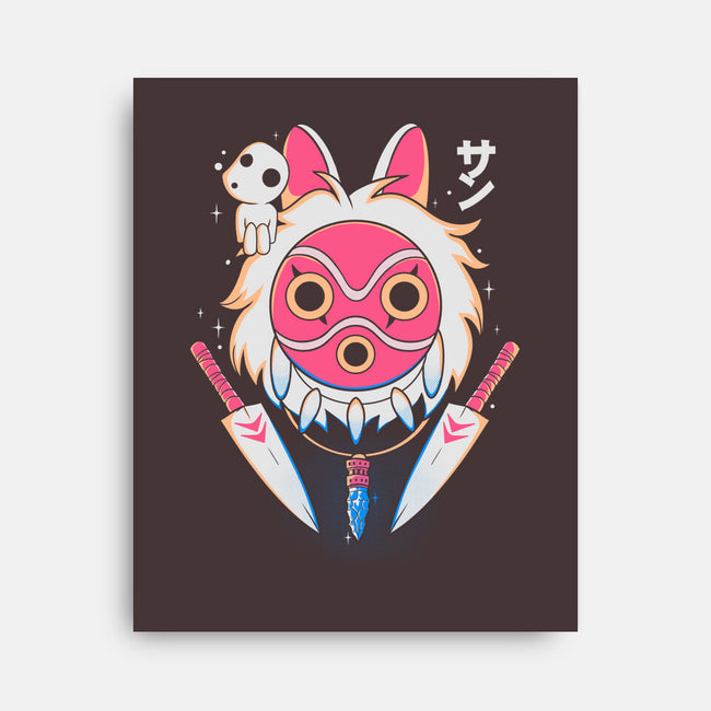 Fight Mask-none stretched canvas-Douglasstencil