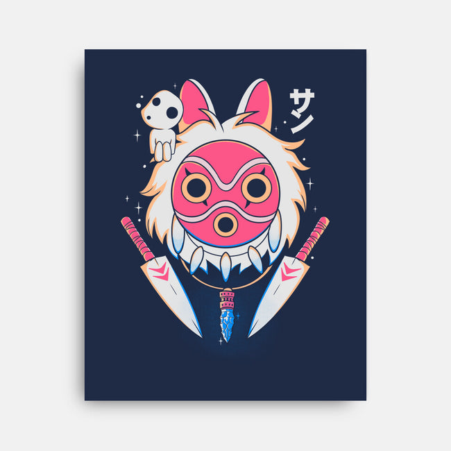 Fight Mask-none stretched canvas-Douglasstencil