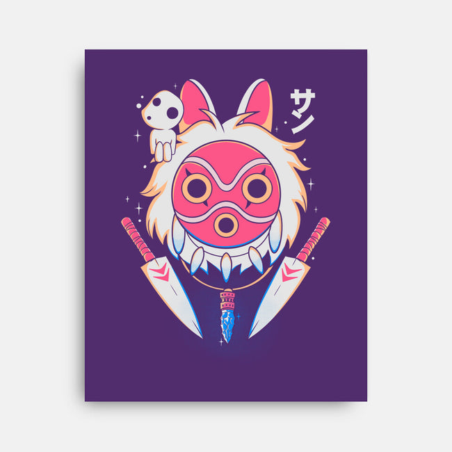 Fight Mask-none stretched canvas-Douglasstencil