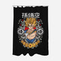 Goku-none polyester shower curtain-turborat14