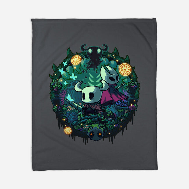 The Knight And The Hornet-none fleece blanket-Ca Mask
