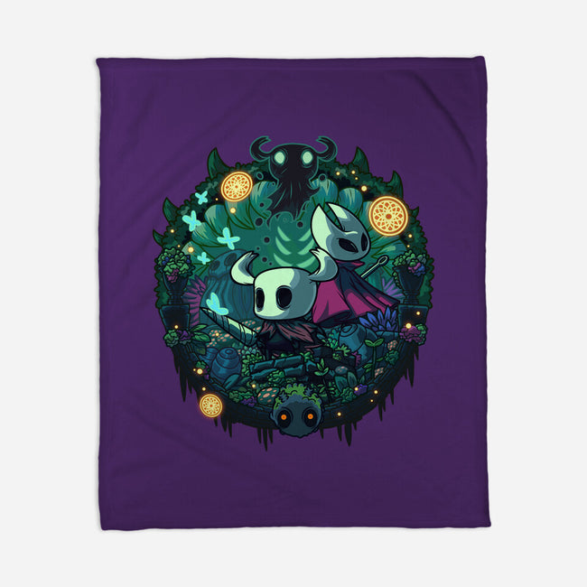 The Knight And The Hornet-none fleece blanket-Ca Mask