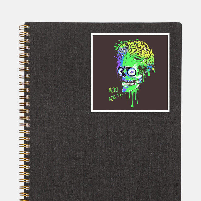Colorful Martian-none glossy sticker-IKILO