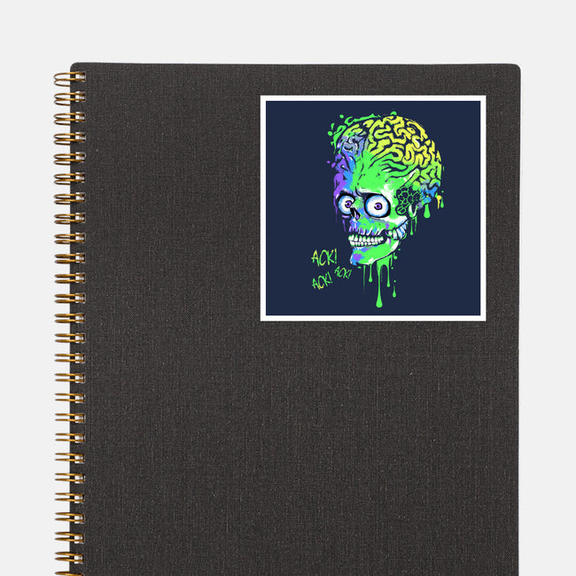 Colorful Martian-none glossy sticker-IKILO