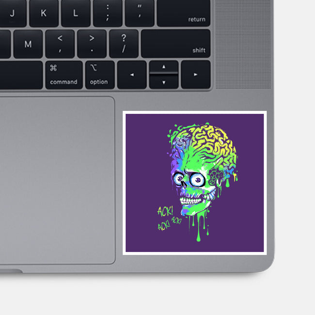 Colorful Martian-none glossy sticker-IKILO