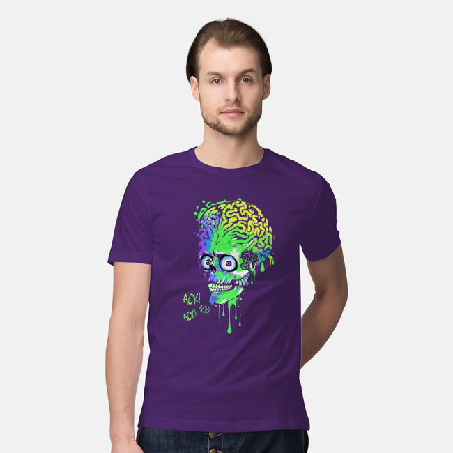 Colorful Martian-mens premium tee-IKILO