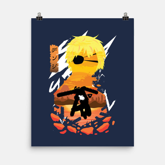 Chainsaws-none matte poster-SwensonaDesigns