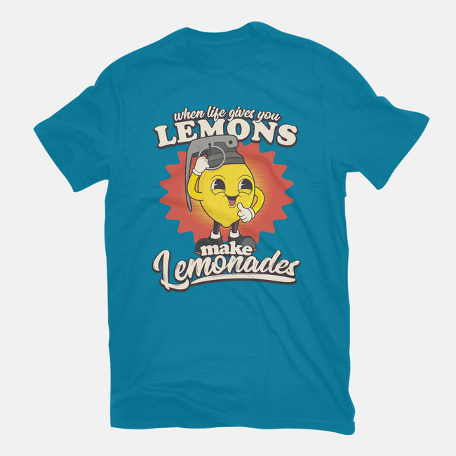 Lemons To Lemonades-womens basic tee-RoboMega