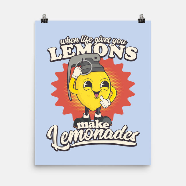 Lemons To Lemonades-none matte poster-RoboMega