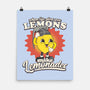 Lemons To Lemonades-none matte poster-RoboMega