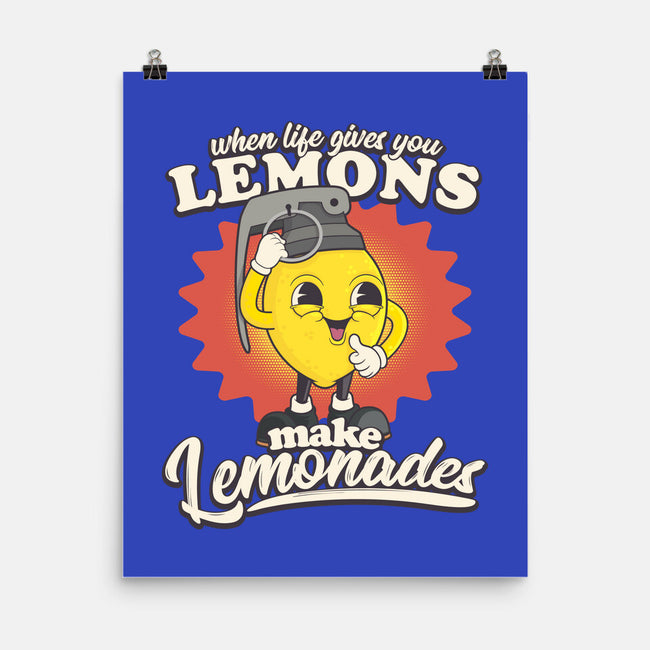 Lemons To Lemonades-none matte poster-RoboMega
