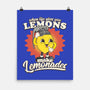 Lemons To Lemonades-none matte poster-RoboMega