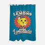 Lemons To Lemonades-none polyester shower curtain-RoboMega