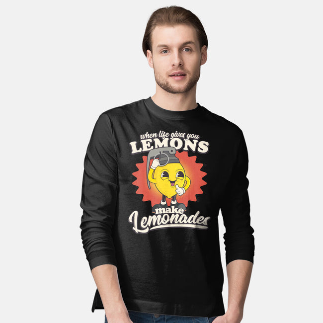 Lemons To Lemonades-mens long sleeved tee-RoboMega