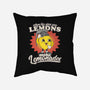 Lemons To Lemonades-none removable cover w insert throw pillow-RoboMega