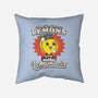 Lemons To Lemonades-none removable cover w insert throw pillow-RoboMega