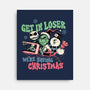 Christmas Losers-none stretched canvas-momma_gorilla