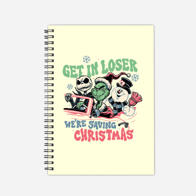 Christmas Losers-none dot grid notebook-momma_gorilla