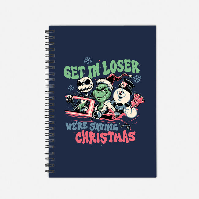 Christmas Losers-none dot grid notebook-momma_gorilla