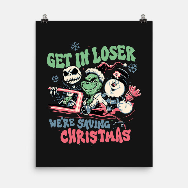 Christmas Losers-none matte poster-momma_gorilla