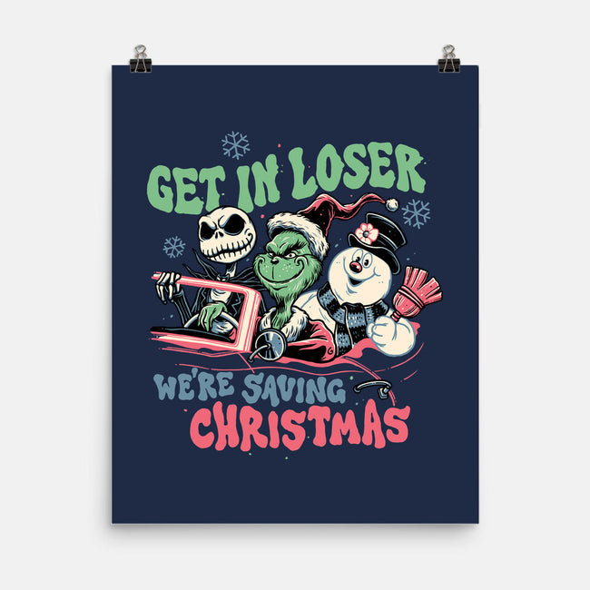 Christmas Losers-none matte poster-momma_gorilla