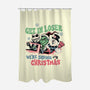 Christmas Losers-none polyester shower curtain-momma_gorilla