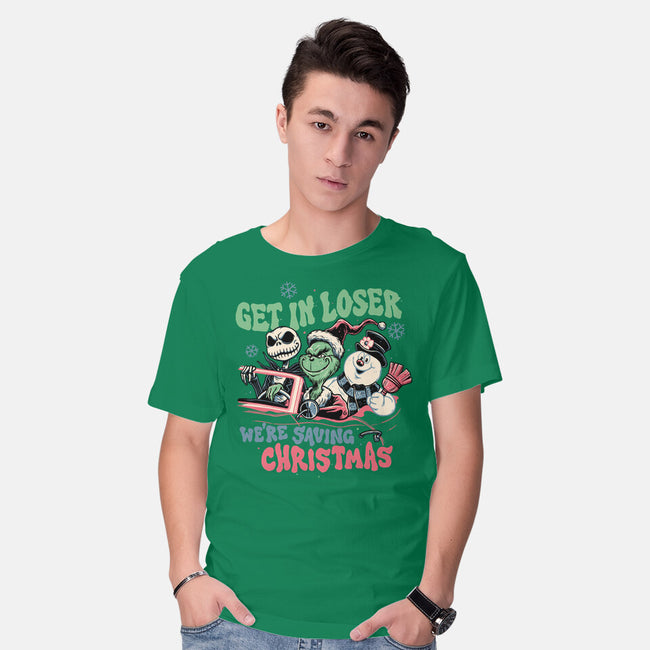 Christmas Losers-mens basic tee-momma_gorilla