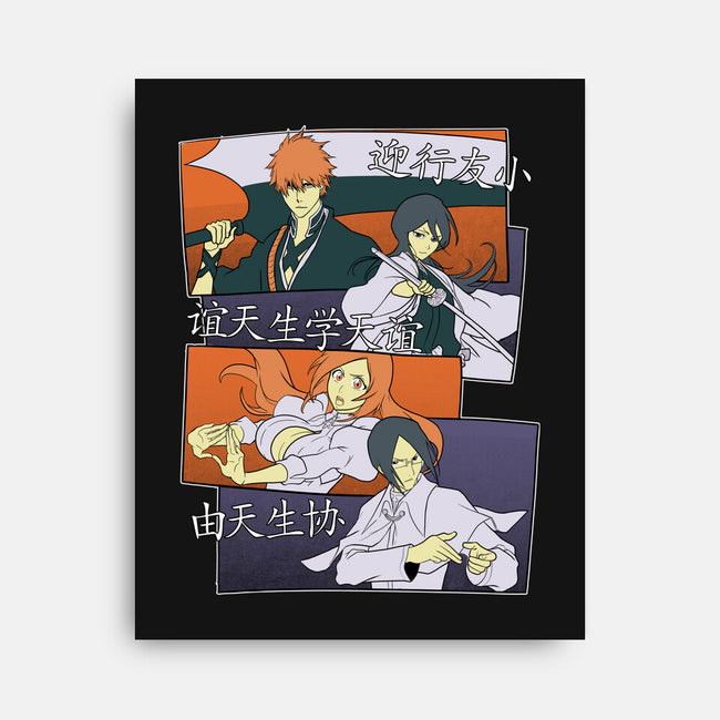 Soul Reaper Team-none stretched canvas-Astrobot Invention