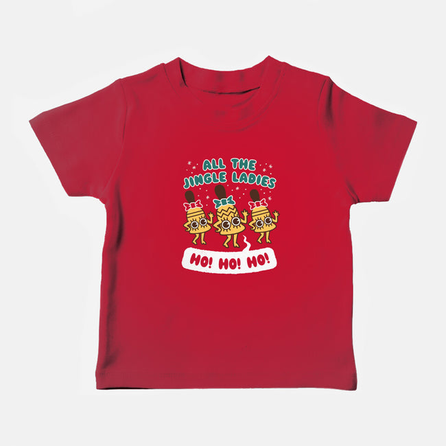 All The Jingle Ladies-baby basic tee-Weird & Punderful