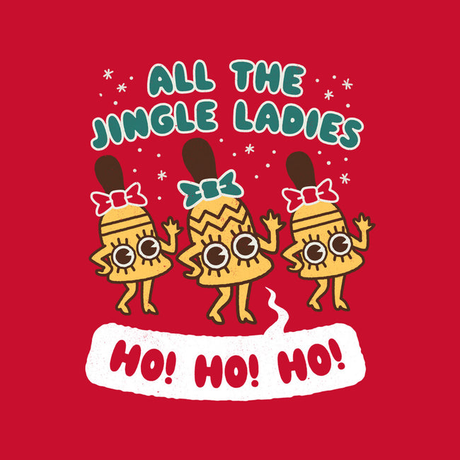 All The Jingle Ladies-none removable cover w insert throw pillow-Weird & Punderful