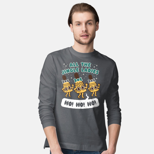 All The Jingle Ladies-mens long sleeved tee-Weird & Punderful