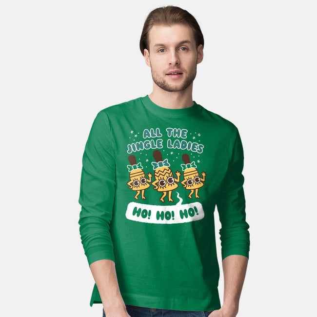 All The Jingle Ladies-mens long sleeved tee-Weird & Punderful