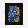 Robot X-none fleece blanket-Guilherme magno de oliveira