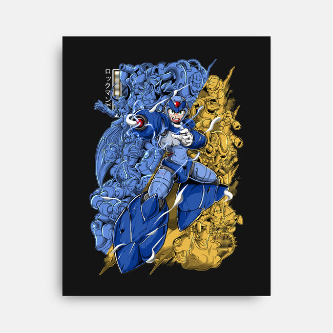 Robot X-none stretched canvas-Guilherme magno de oliveira