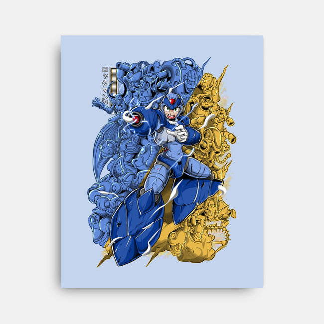 Robot X-none stretched canvas-Guilherme magno de oliveira