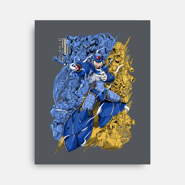 Robot X-none stretched canvas-Guilherme magno de oliveira