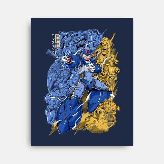 Robot X-none stretched canvas-Guilherme magno de oliveira