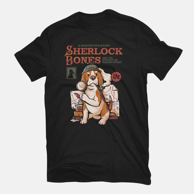 Sherlock Bones-mens basic tee-eduely